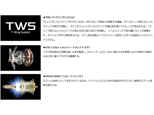 つり具・TEN EC本店 /ダイワ／DAIWA ジリオン TW