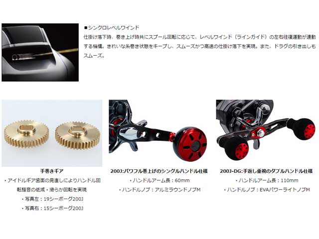 ダイワ(DAIWA) 電動リール 20 シーボーグ 200J-DH