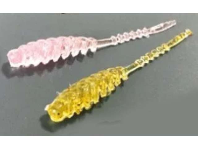 つり具・ＴＥＮ ＥＣ本店 /マグバイト／ＭＡGＢＩＴＥ バキュームリング ２インチ （アジング用ピンテールワーム 入数：８本） カラー／０７：オキアミ グロー