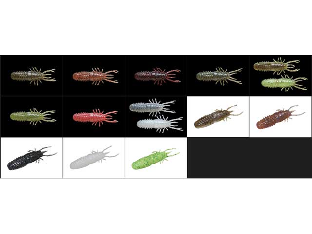 つり具 ｔｅｎ ｅｃ本店 ジャッカル ｊａｃｋａｌｌ ワムワム ６０ ６０ｍｍ 入数 ５本 高比重 水中虫系ワーム Wamwam カラー グリーンパンプキンペッパー